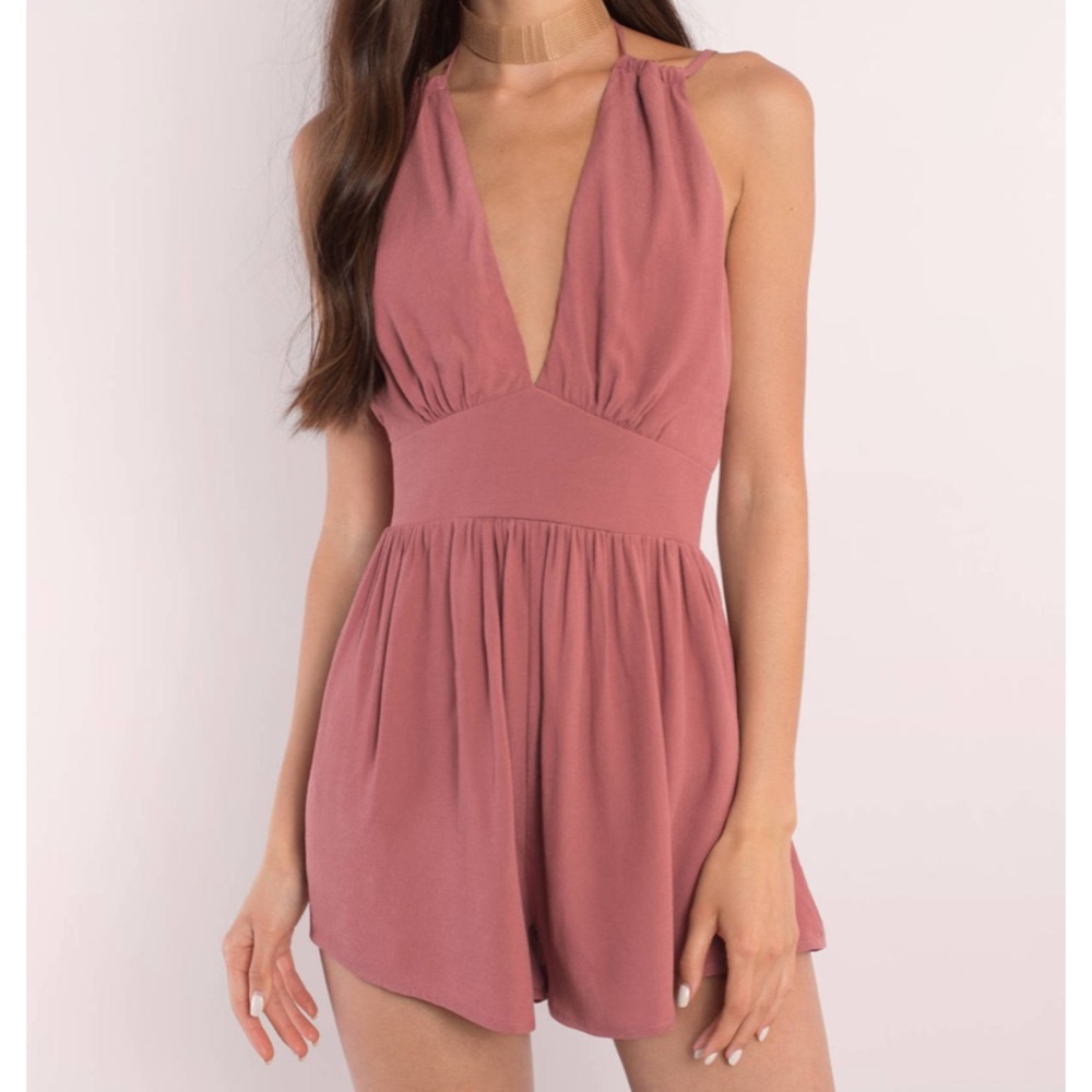 TOBI Plunging Romper